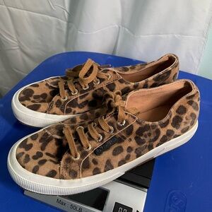 Superga 2750 Fantasy‎ leopard Suede Sneaker, 37.5